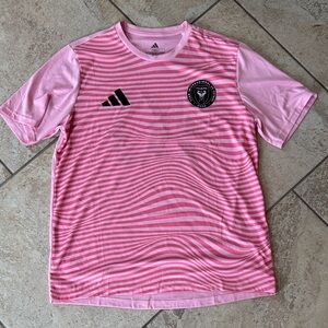 Messi Adidas Pink Wave Soccer Shirt Men’s Size Medium